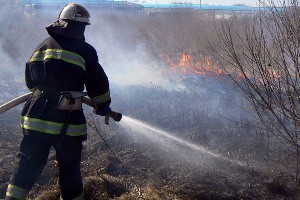 Хмельницкая область: за сутки пожарные дважды выезжали тушить пожары на открытой местности
