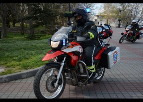 Севастопольские спасатели пересели на мотоциклы