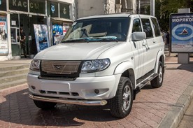 ������������ �� �� � ����������� �������� ����� UAZ Patriot � �������� �������������� �� ���������� ����������
