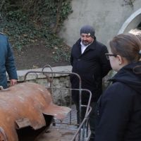 Новый экспонат – морскую мину АМД-100 – передали Севастопольскому музею гражданской обороны водолазы-пиротехники МЧС