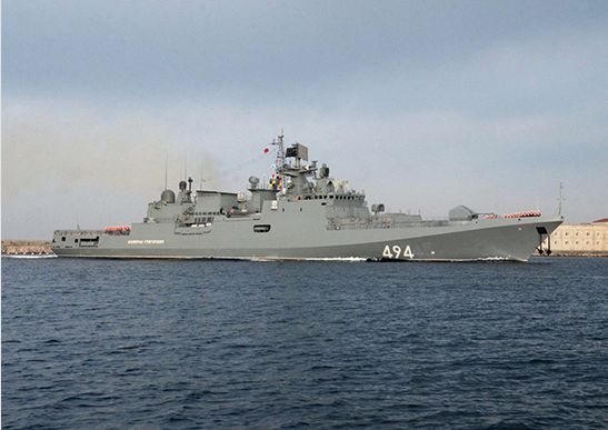 «Адмирал Григорович» отработал уничтожение подлодки противника