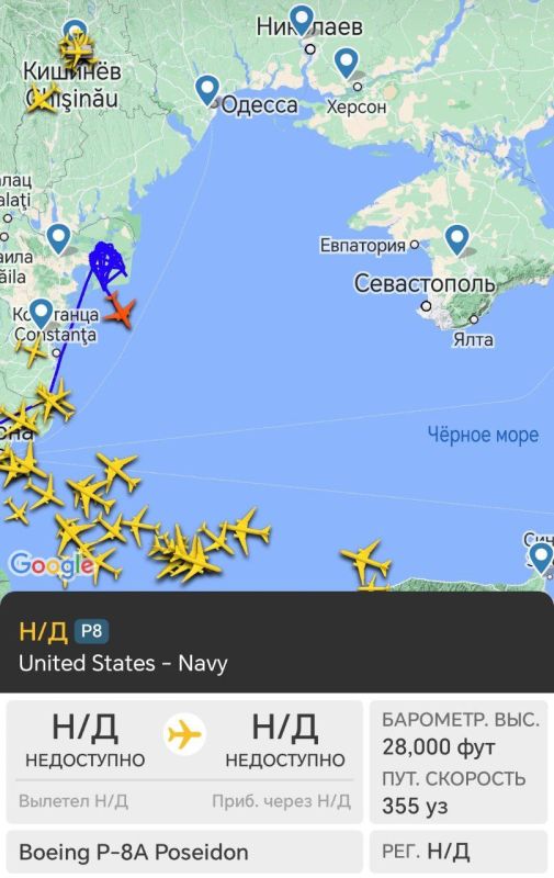������� ���������� ������ Boeing P-8A Poseidon ��� ��� � ��� ������ �������� ��� ׸���� ����� �� ����������� �����������, ������� ��������� ����� ���������� �����