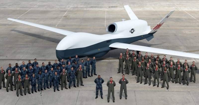 ������������� ������� ����� ������� MQ-4C ��� ���������� ׸����� ����