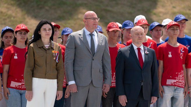 Дмитрий Чернышенко поздравил граждан с Днём России на открытии Музея Крыма и Новороссии в Севастополе после обновления экспозиции