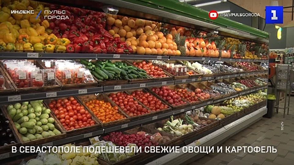 В Севастополе за неделю подешевели свежие помидоры, морковь, лук, капуста и картофель