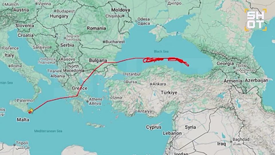 Американский дрон-разведчик прямо сейчас летает над Чёрным морем