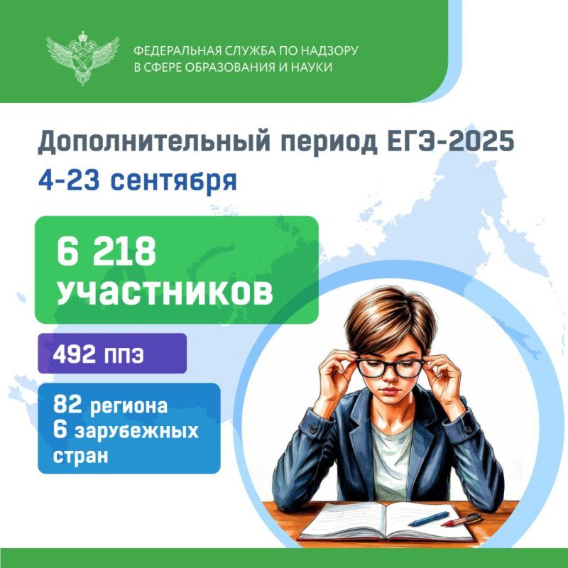Дополнительный период государственной итоговой аттестации (ГИА) для выпускников 11 классов начинается 4 сентября