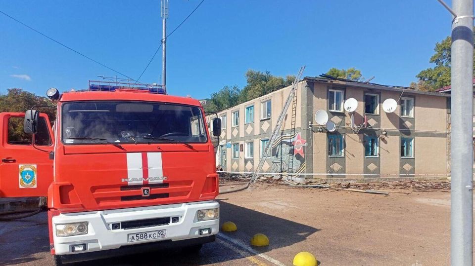 Пожар в общежитии под Севастополем – подробности от МЧС