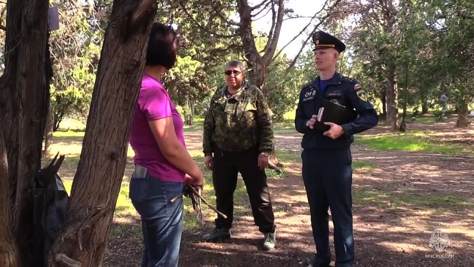 Севастопольские спасатели и специалисты лесничества проводят рейды в осенних лесах