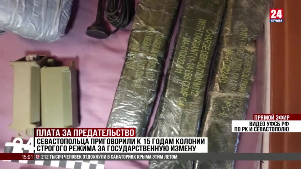 Севастопольца приговорили к 15 годам колонии строгого режима за государственную измену