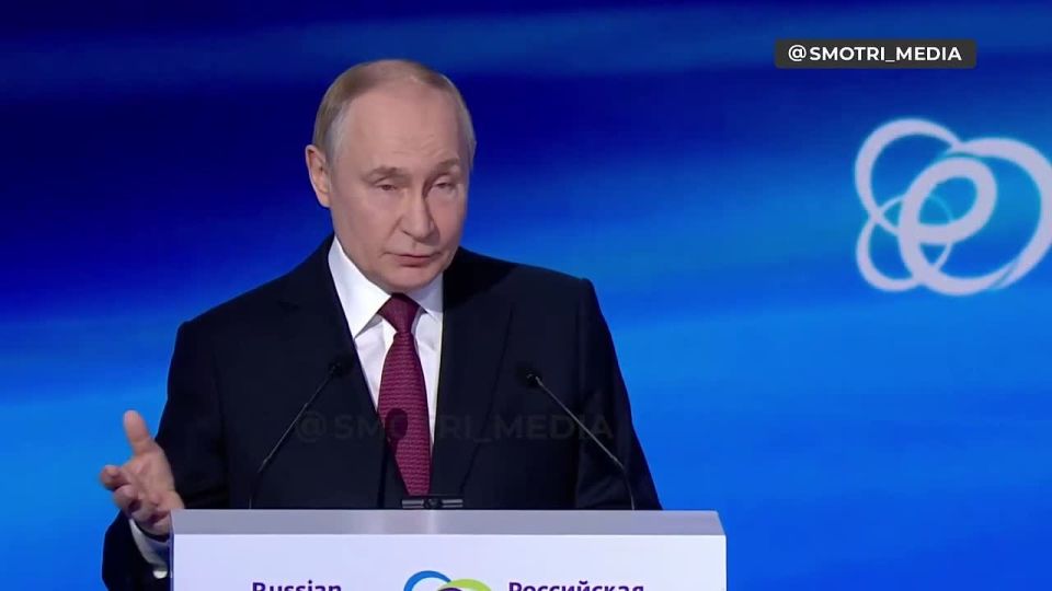 Купил билет и не поехал назло кондуктору — Путин о Западе, который отказался от поставок оборудования России для топливно-энергетического комплекса