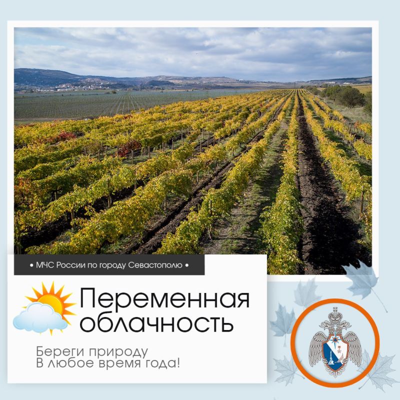 Доброе утро, Севастополь!. По данным гидрометцентра, 18 октября в Севастополе будет переменная облачность