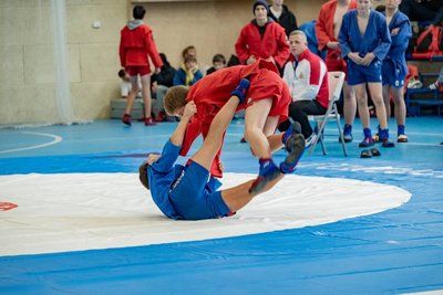 Алексей Ярусов приветствовал участников соревнований по самбо