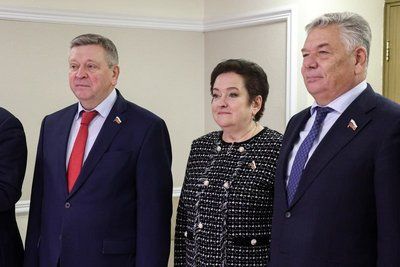 Лариса Мельник приняла участие в открытии выставки в Совете Федерации