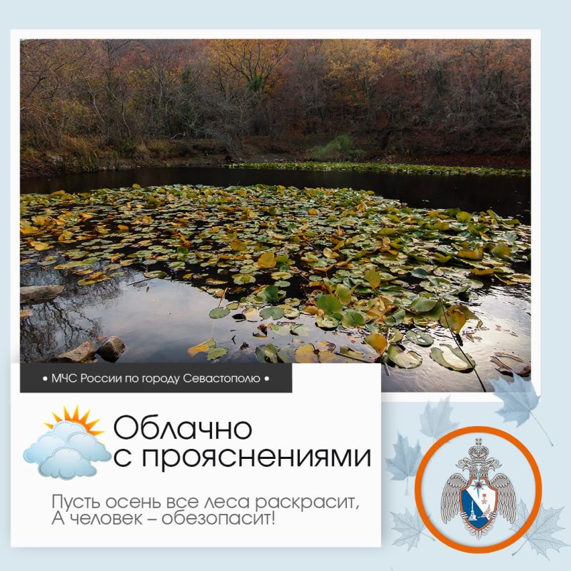 Доброе утро, Севастополь!. По данным гидрометцентра, 22 октября в Севастополе будет облачно с прояснениями