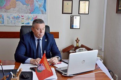 Вице-спикер парламента Василий Зубенко в формате ВКС принял участие в рассмотрении в первом чтении федерального бюджета