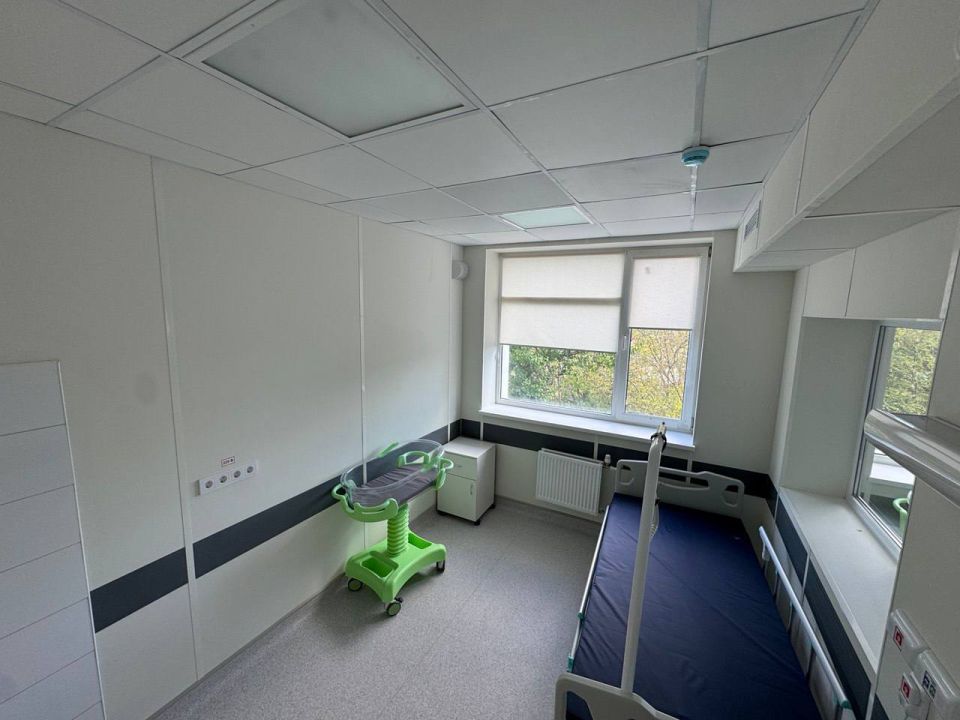 Завершается ремонт корпуса для грудничков в Горбольнице №5