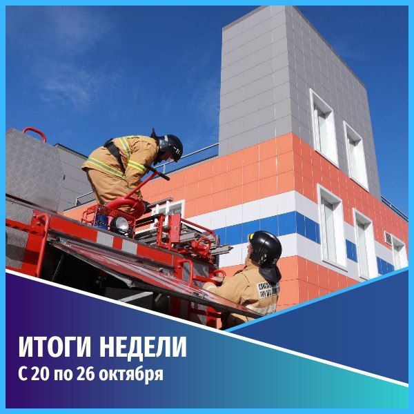 Общественная безопасность. События недели с 20 октября по 26 октября