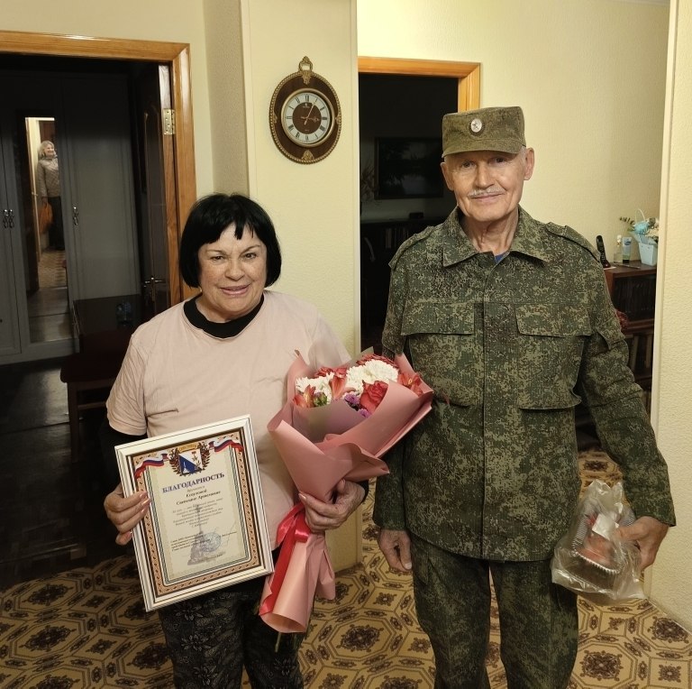 85-летний Юбилей!. Поздравили долгожительницу посёлка Кача Есаулову Светлану Артёмовну с 85-летним юбилеем! Свой праздник она встречает в отличном настроении и добром здравии!