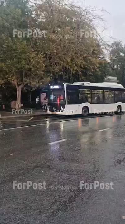 На севастопольские дороги вернулся электробус КАМАЗ