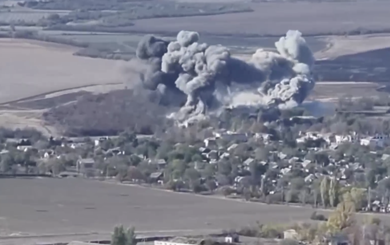 Освобождено Вишнёвое в Днепропетровской области