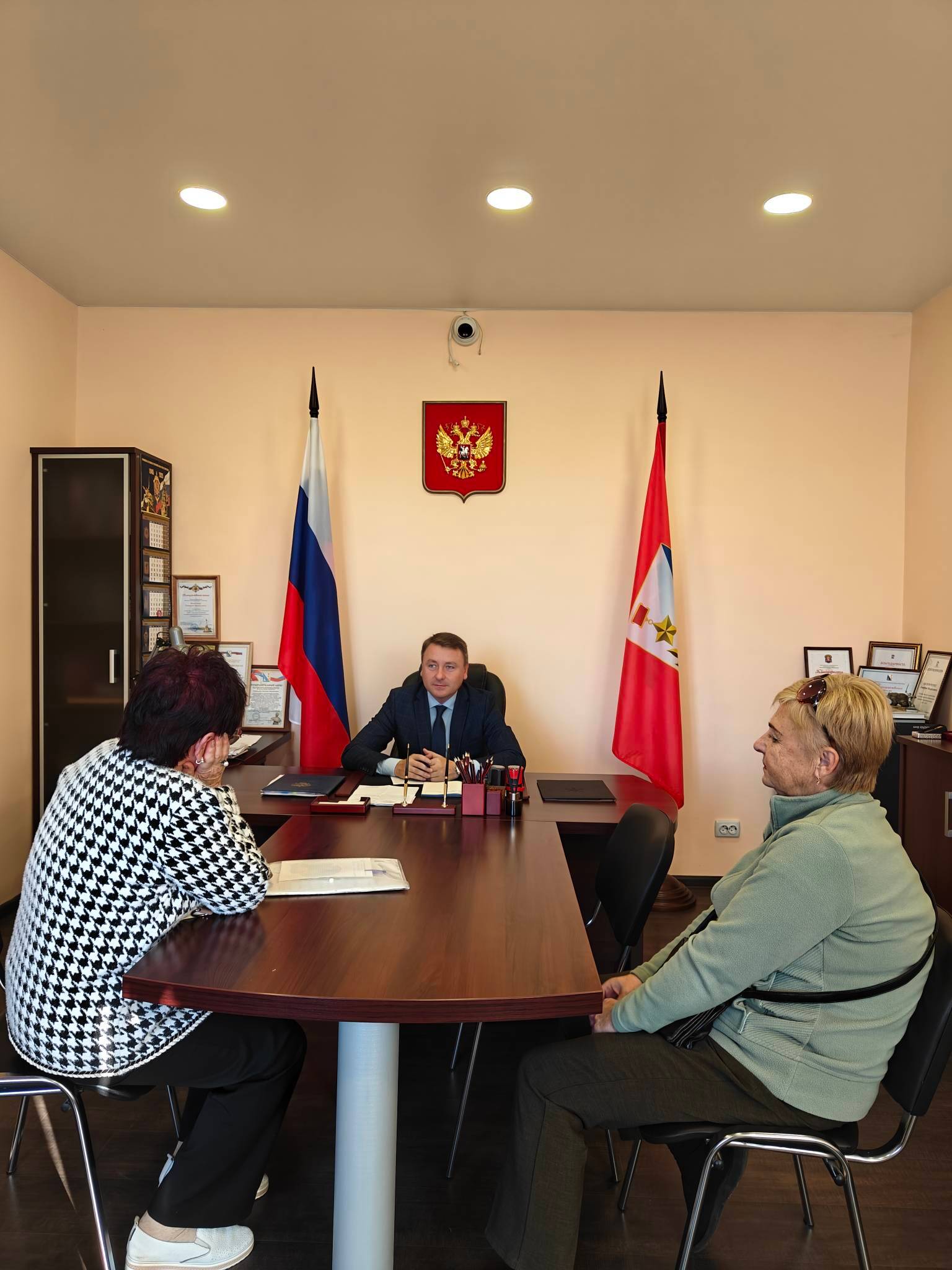 Сегодня состоялся прием граждан Главой ВМО Качинского МО Васильченко Дмитрием Михайловичем
