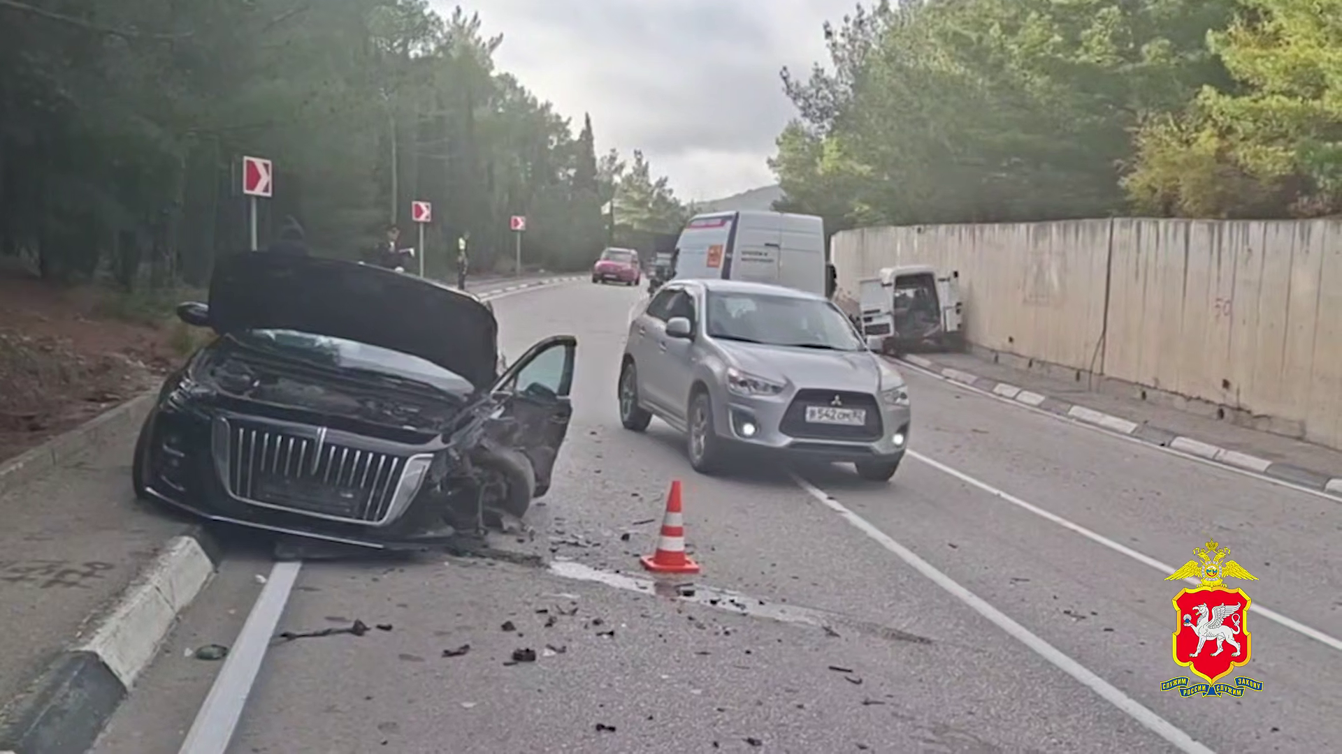 В аварии на трассе Ялта — Севастополь пострадал один человек