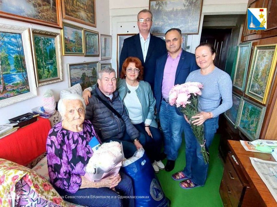 Участница Великой Отечественной войны Прасковья Ивановна Мицык отмечает 99-й день рождения