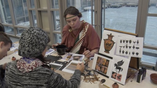 В «Ночь искусств» в Херсонесе учили древним ремёслам