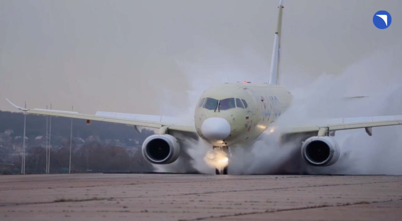 Импортозамещённый SJ-100 испытан на защиту от воды