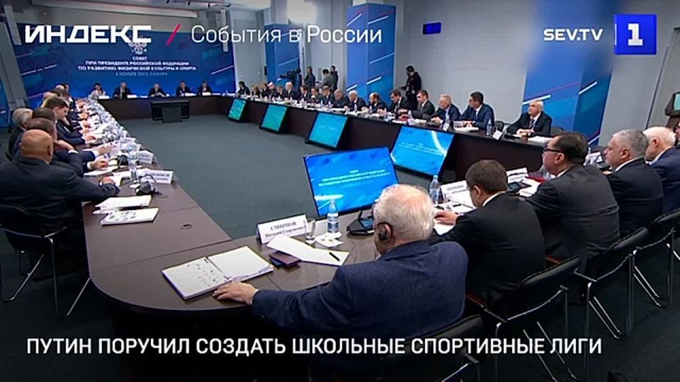 Путин поручил создать школьные спортивные лиги