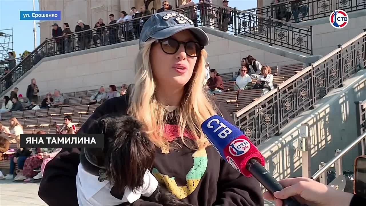 Хрюнстон вновь встречал гостей: в Новом Херсонесе прошла благотворительная выставка собак