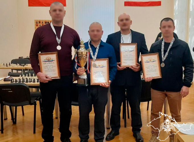 В Крыму росгвардейцы заняли призовые места в межведомственном чемпионате по шахматам