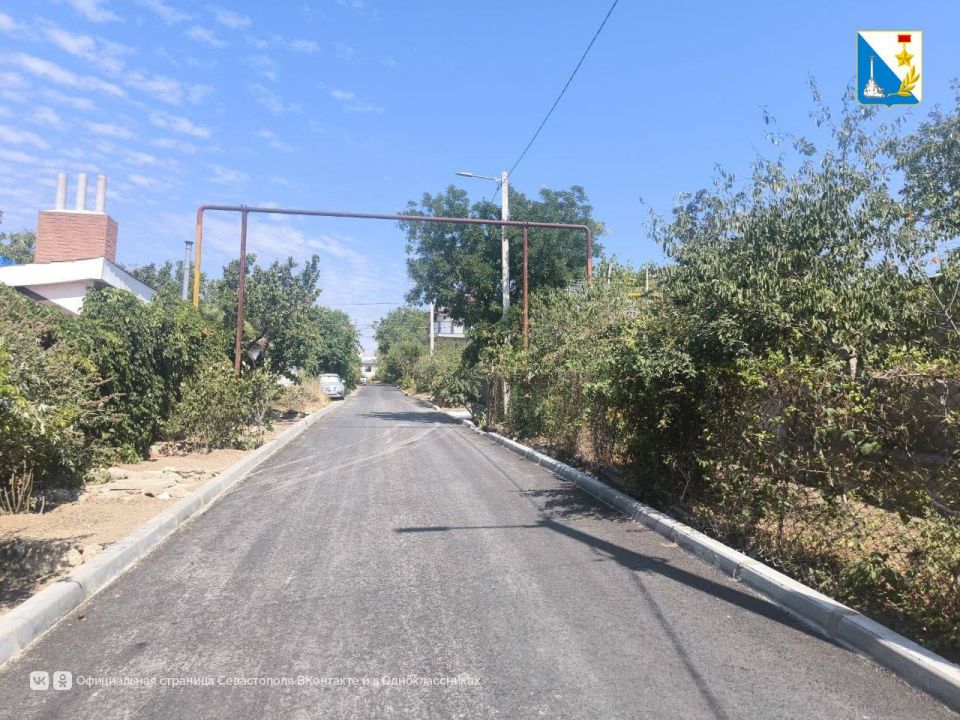 Ремонтируем дороги. Обновлен проезд, соединяющий ул. Генерала Мельника — проезд Пластунский