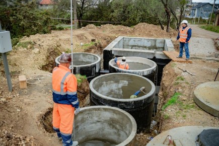 В Севастополе строят канализационно-насосную станцию