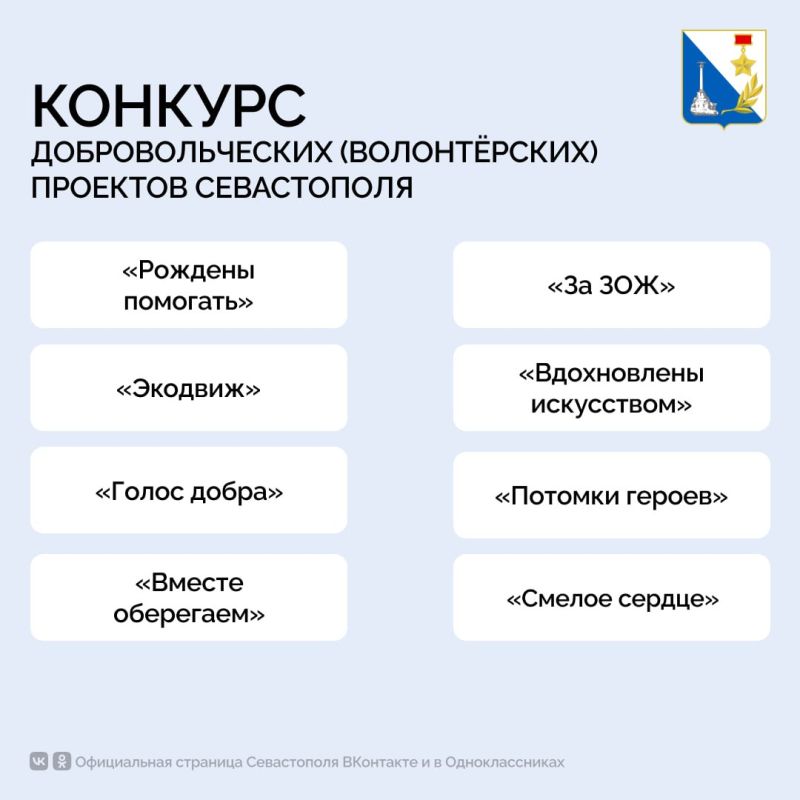 Молодёжь Севастополя может получить до 200 тысяч рублей на реализацию идей