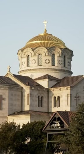 Монументальная мозаика с изображением Ангелов в Свято-Владимирском Херсонесском соборе