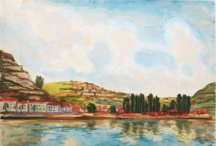 «В Южной бухте». Картина советского художника-живописца Ф.С. Богородского, 1934 год