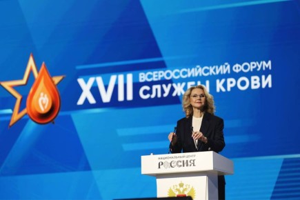 Татьяна Голикова: За последние 5 лет число доноров в стране возросло более чем на 30%