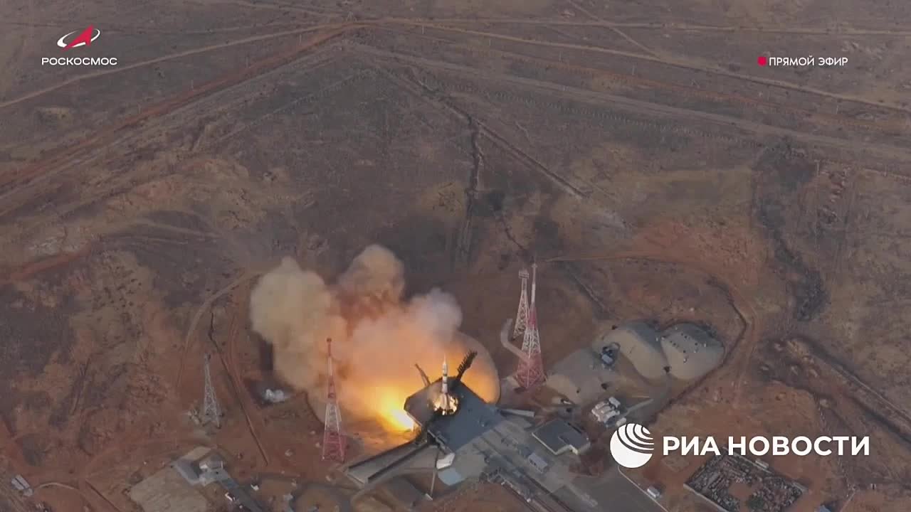 Ракета «Союз-2.1а» с кораблем «Союз МС-28» стартовала с Байконура