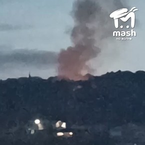 О пожаре в Балаклаве сообщают очевидцы