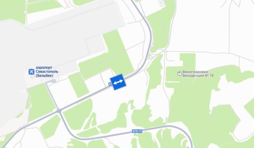 На подъезде к посёлку Кача ввели на два дня реверсивное движение