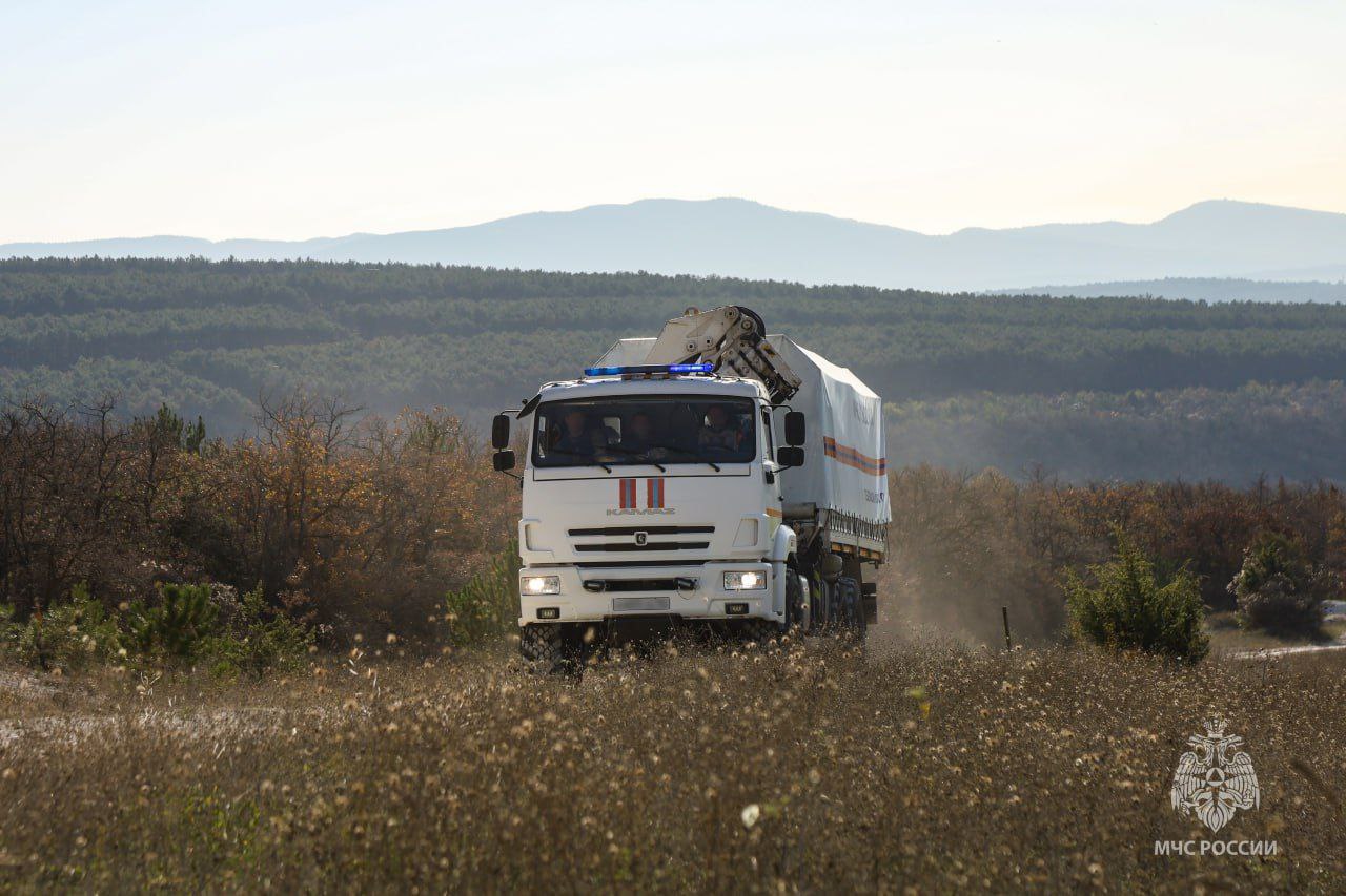 В Севастополе сотрудники МЧС уничтожили вражеские взрывоопасные предметы