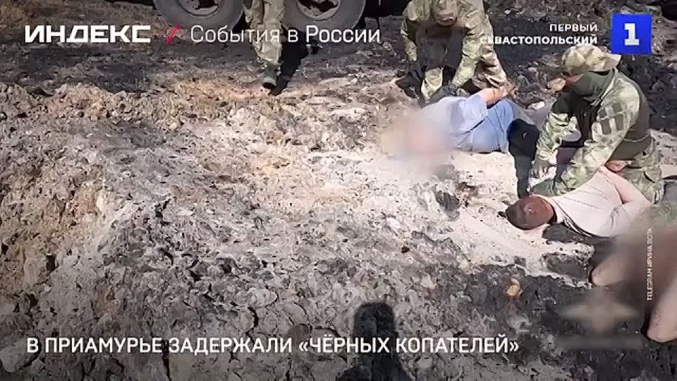 В Приамурье задержали группу «чёрных копателей», которая незаконно добывала бурый уголь