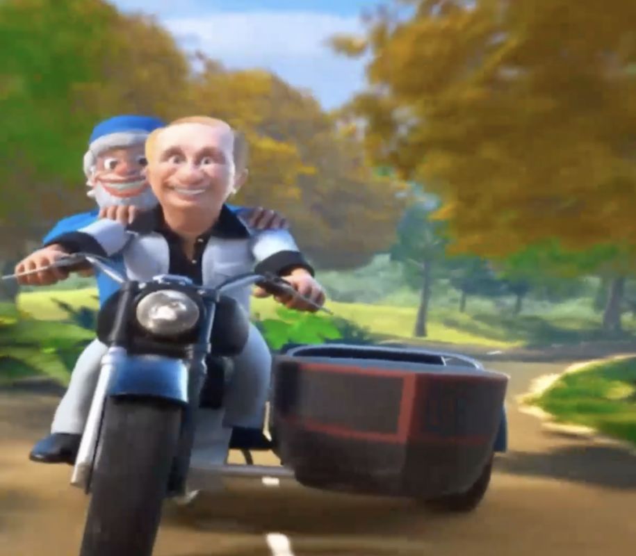 Про дружбу Путина и Моди выпустили мультфильм