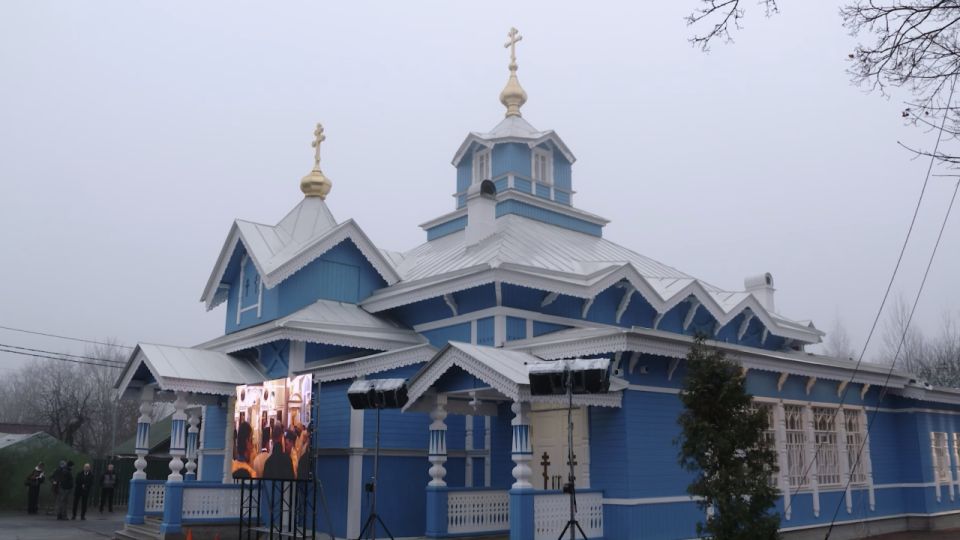 Патриарх Кирилл освятил храм Александра Невского в Красном Селе