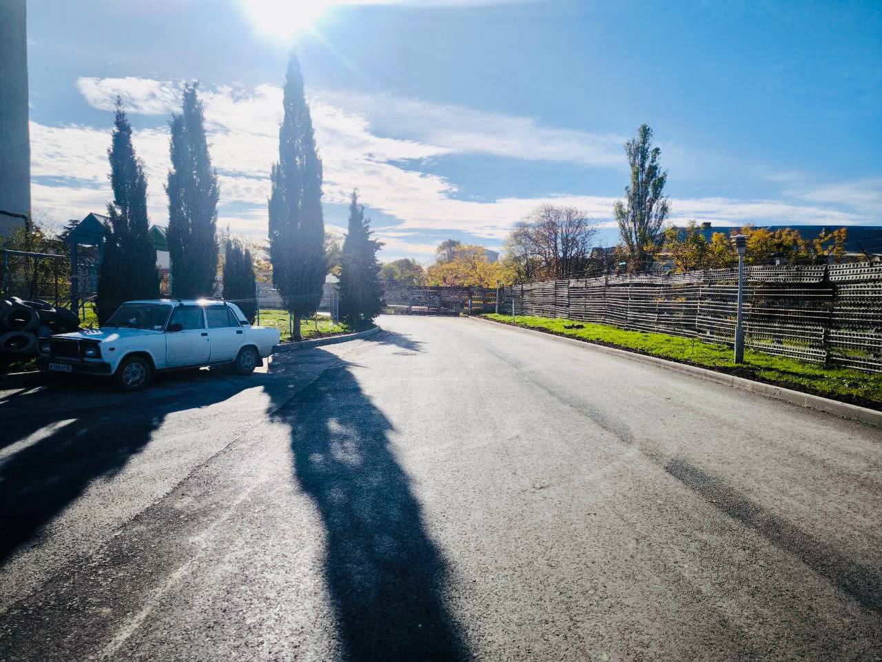 В Каче досрочно закончили ремонт дороги