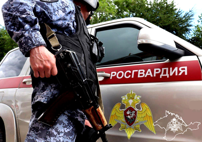 В Симферополе росгвардейцы задержали подозреваемого в нанесении телесных повреждений