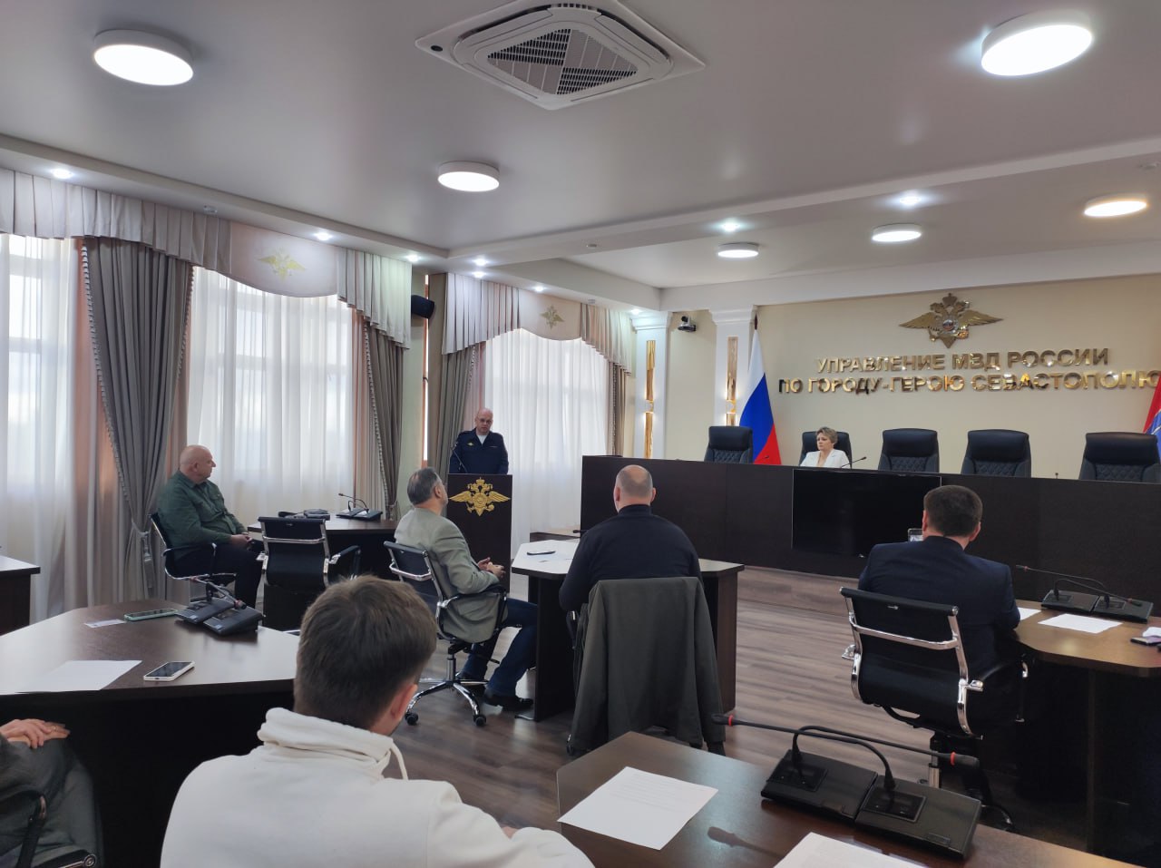 В Управлении МВД России по городу Севастополю прошло очередное заседание Общественного совета