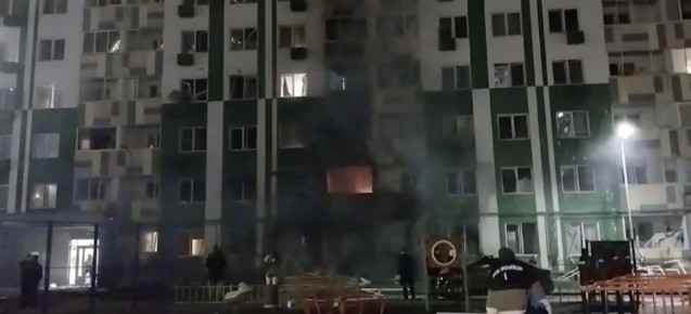 Из-за дрона во дворе дома в Твери произошёл взрыв